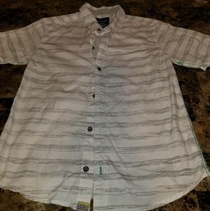 Calvin Klein jeans button up short sleve size10/12